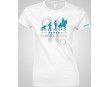 TSHIRT women horse riding white