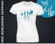 TSHIRT women horse riding white